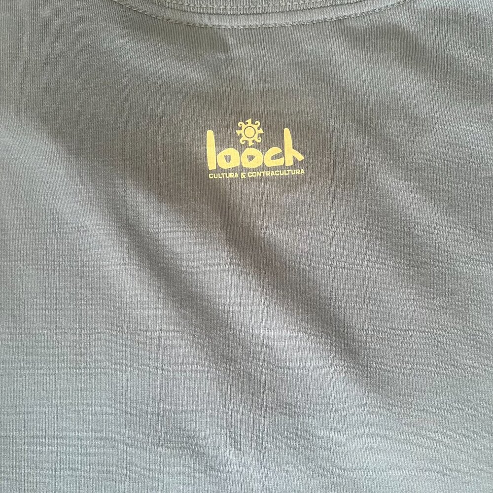 NWT Mens Looch Peruvian 100% Pima Cotton T-Shirt Tumi Pattern Blue Sz L - Picture 6 of 8